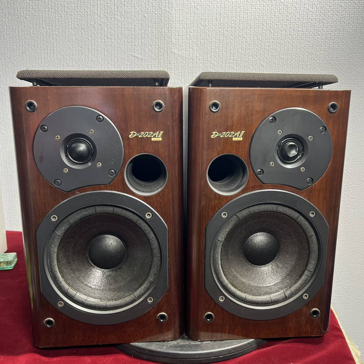 f002 ONKYO　D-202AⅡ　LTD　ペア　スピーカー　オーディオ機器　現状品　オンキョー_画像2