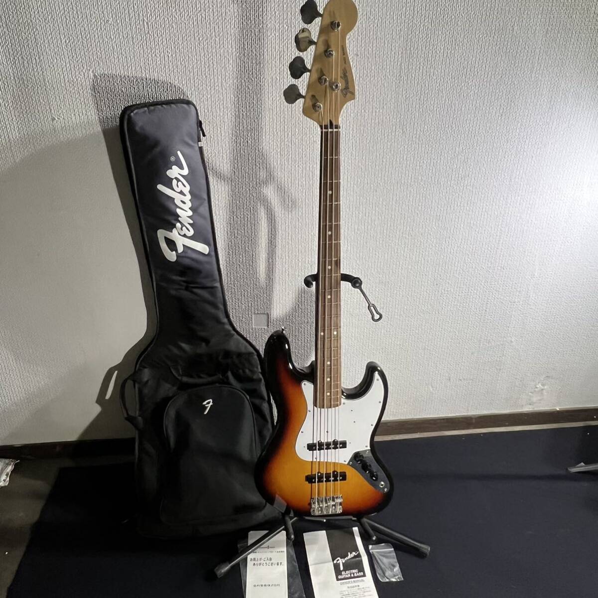 04 Fender Japan JAZZ BASS ジャズ ベース 日本製 3TS フェンダー ジャパン ソフトケース付