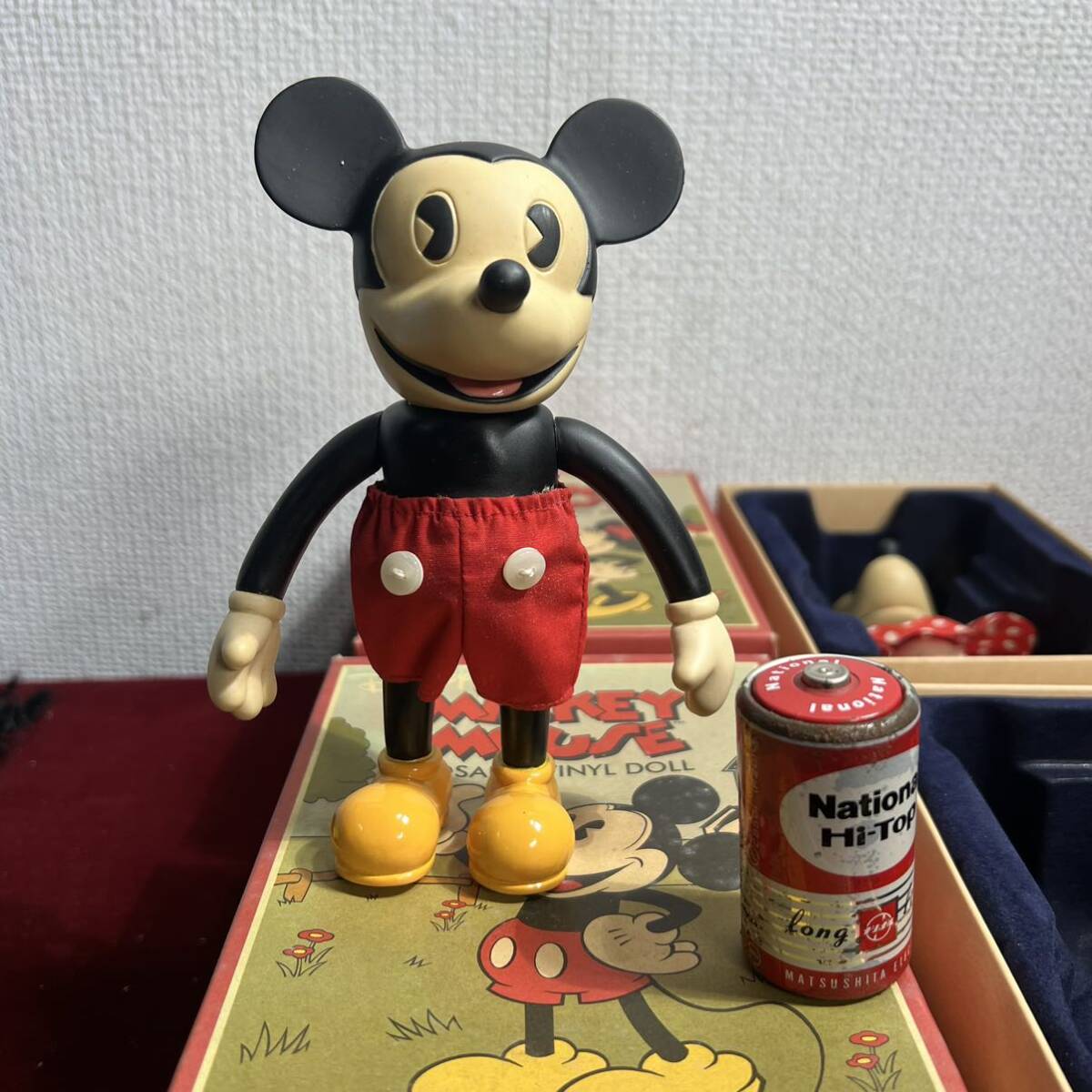 3棚084 ミッキーマウス　ソフビ　人形　レトロ　コレクション　昭和レトロ　中古美品_画像4