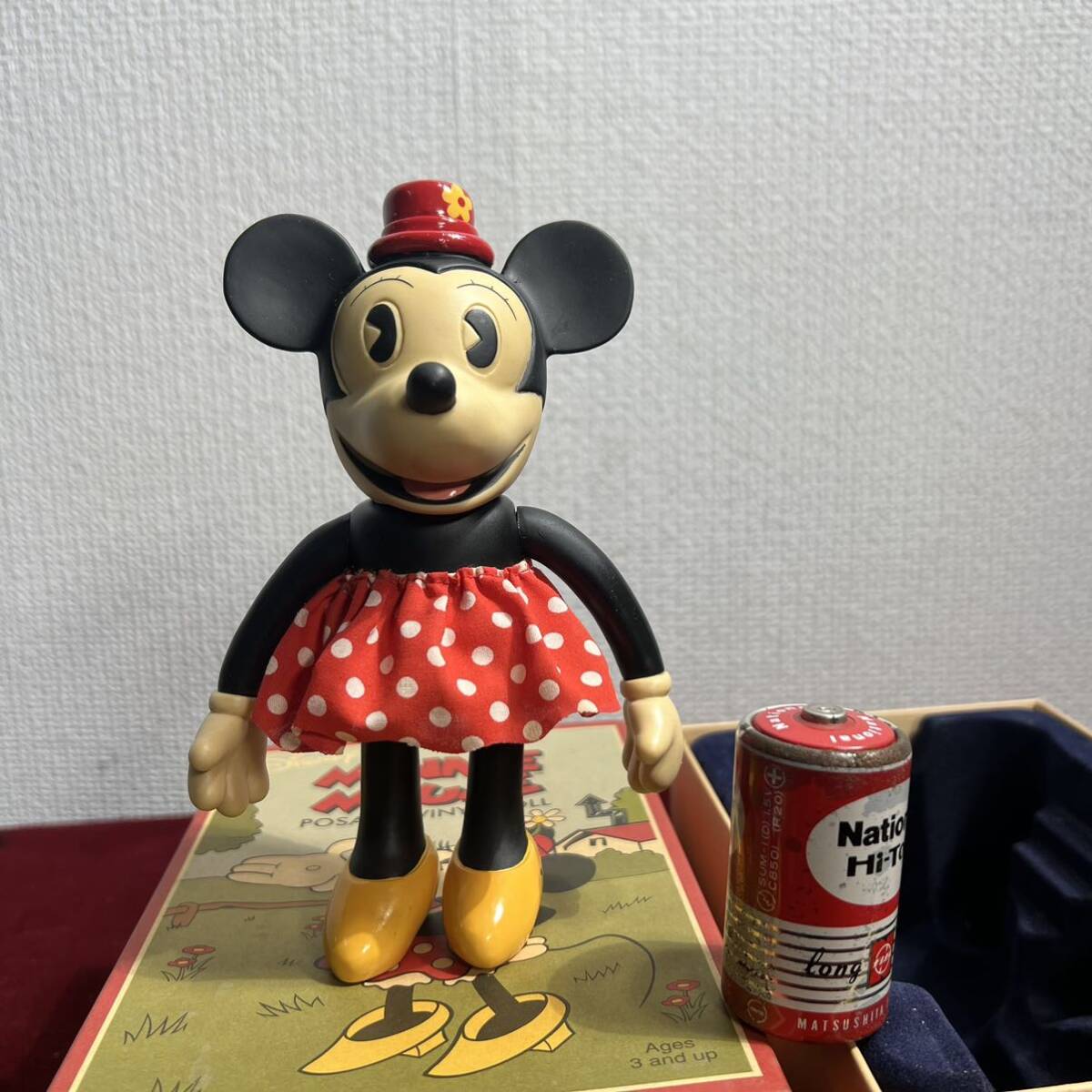 3棚084 ミッキーマウス　ソフビ　人形　レトロ　コレクション　昭和レトロ　中古美品_画像7