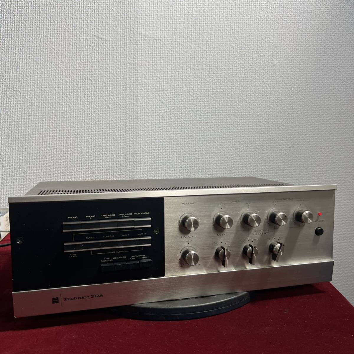 f017 Technics EAA-2008 30A 真空管アンプ プリアンプ コントロールアンプ オーディオ機器 Telefunken テレフンケン　ECC83 12AX7 8本付き_画像1