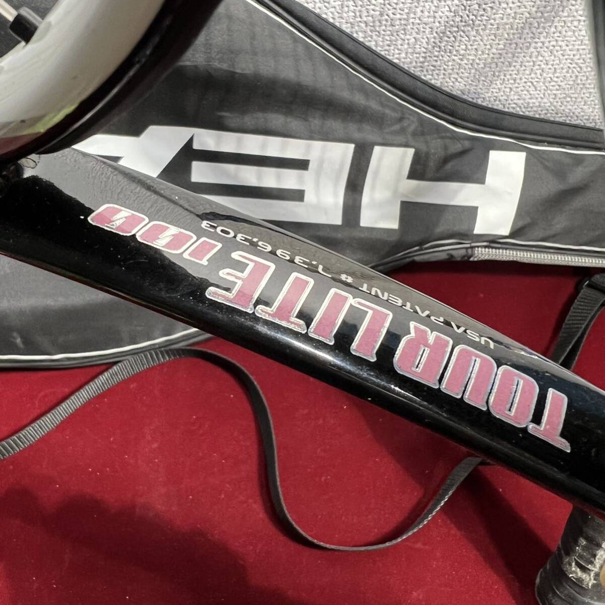 棚204 バボラ　ピュアドライブ Babolat テニスラケット 2点セット　ジャンク_画像9