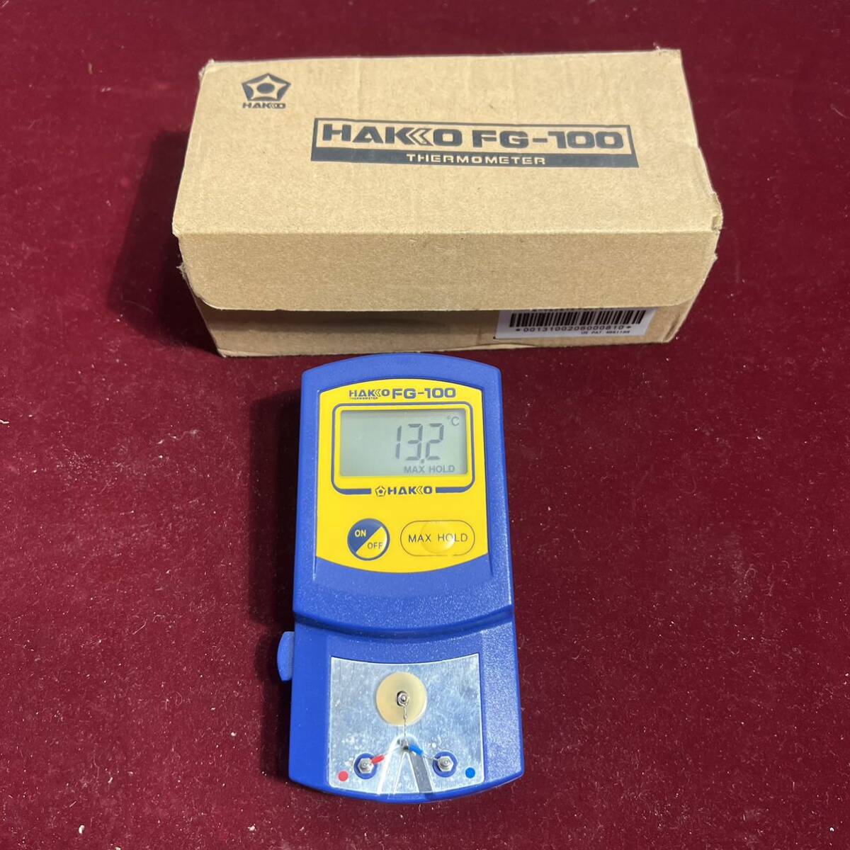 棚234 白光 HAKKO FG-100 サーモメーター こて先温度計 の画像1