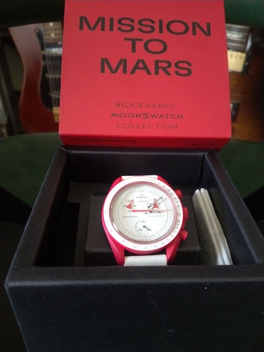 OMEGA×SWATCH コラボ・ウォッチ★入手困難 MISSION TO MARS / 稼働良品・美品　ほぼ新品(´V`)♪