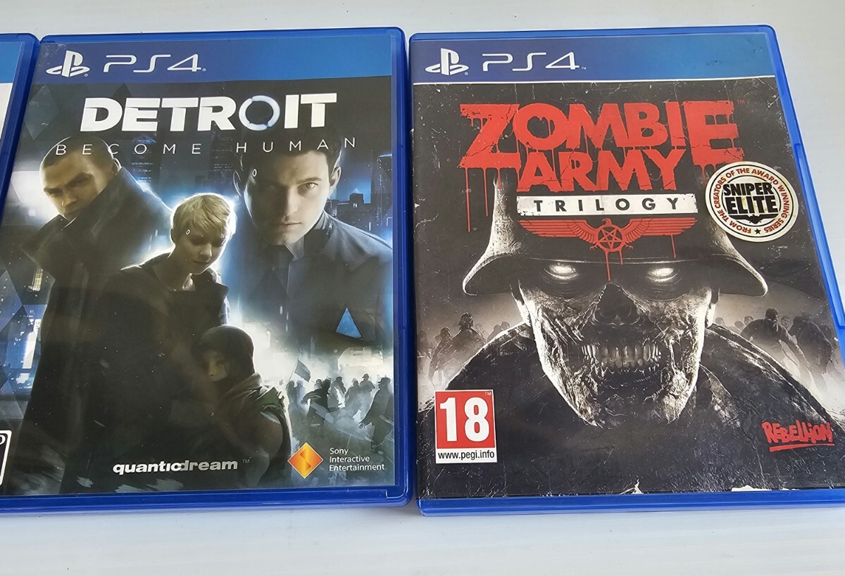 ★PS4★ソフト★FIFA14・15、DETROIIT、ZOMBIE ARMY海外版★まとめて★ジャンク？_画像3