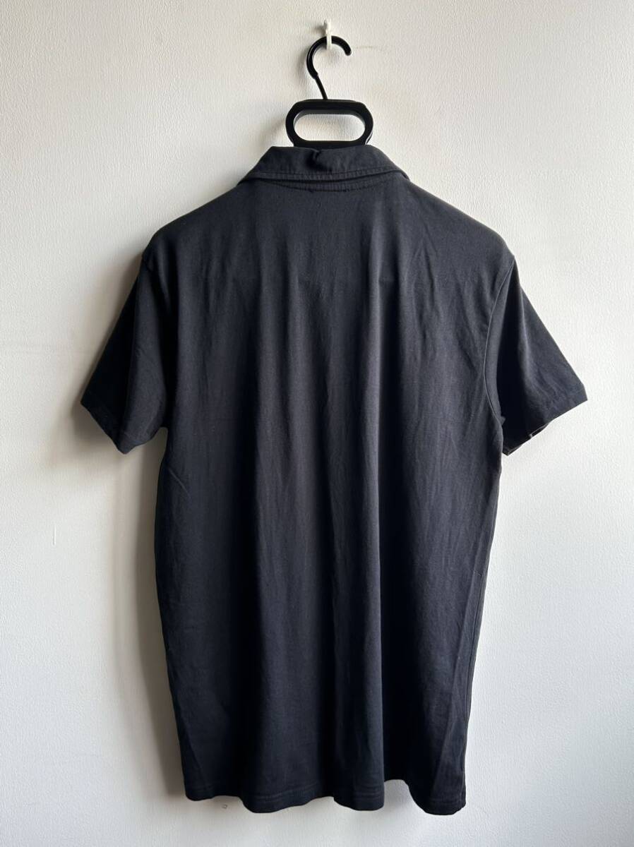 【美品】EMPORIO ARMANI ポロシャツ メンズ M 黒×グリーン EA7 エンポリオ アルマーニ_画像3