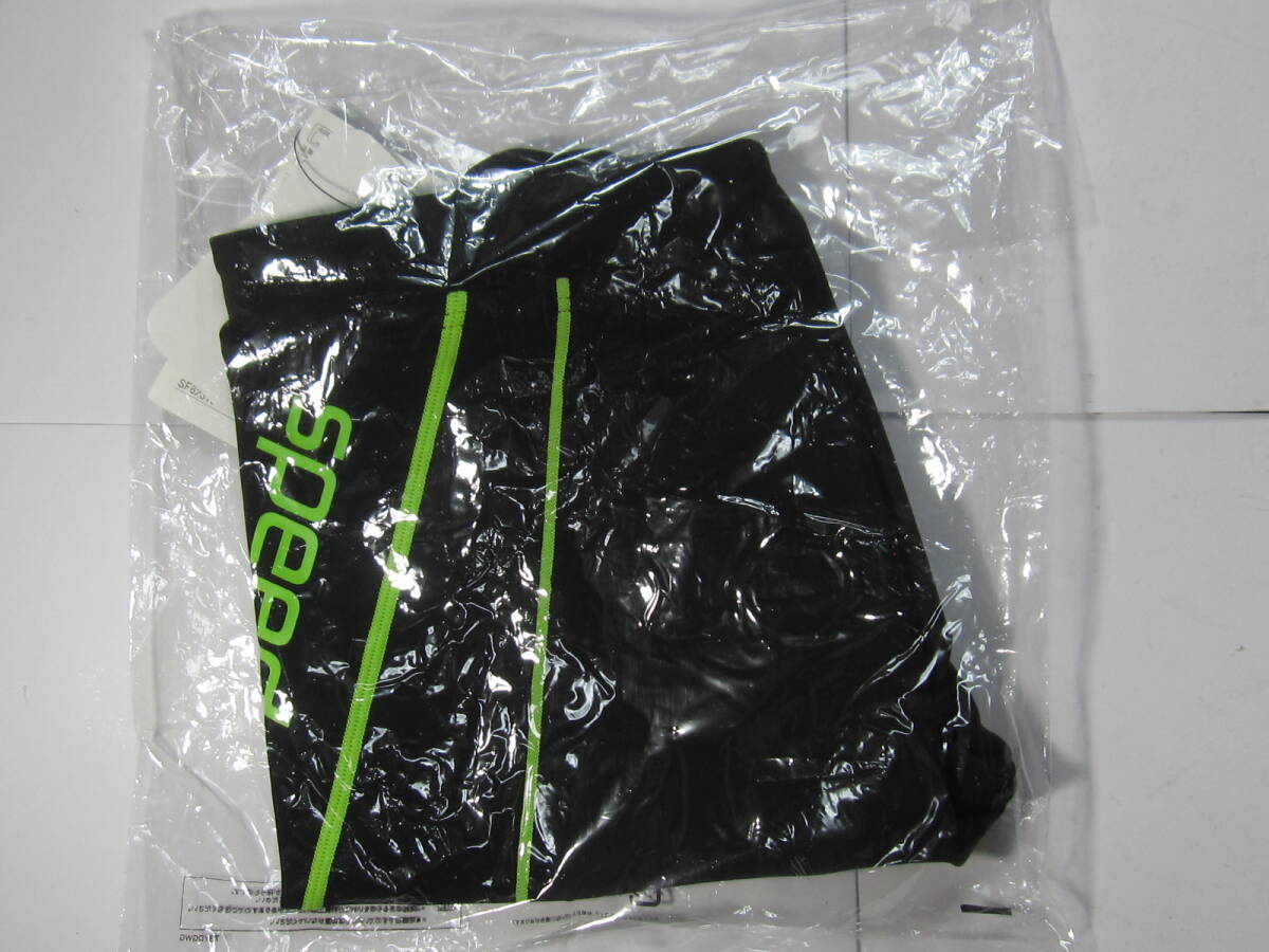  regular price 6600 jpy Speed SPEEDO swim pants men's black clear green M size swimming swimsuit swim sport Jim pool SF62315V