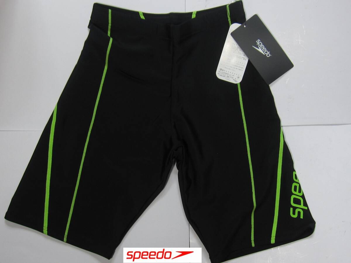  regular price 6600 jpy Speed SPEEDO swim pants men's black clear green M size swimming swimsuit swim sport Jim pool SF62315V