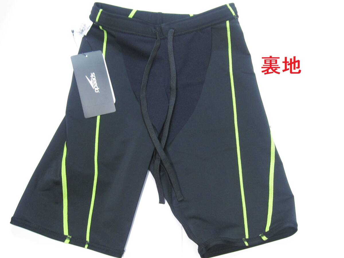  regular price 6600 jpy Speed SPEEDO swim pants men's black clear green M size swimming swimsuit swim sport Jim pool SF62315V