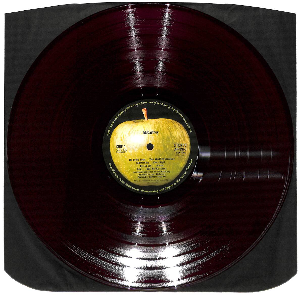 e2312/LP/赤盤/ポール・マッカートニー/McCartney/マッカートニー_画像3
