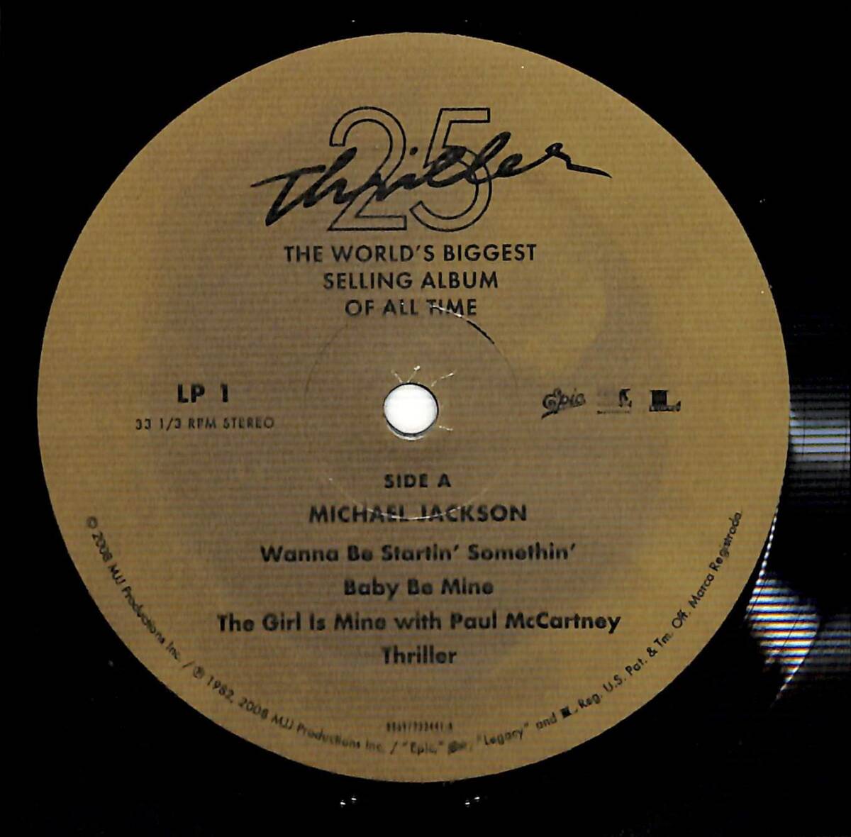e2585/2LP/米/リマスター盤/Michael Jackson/Thriller 25_画像3
