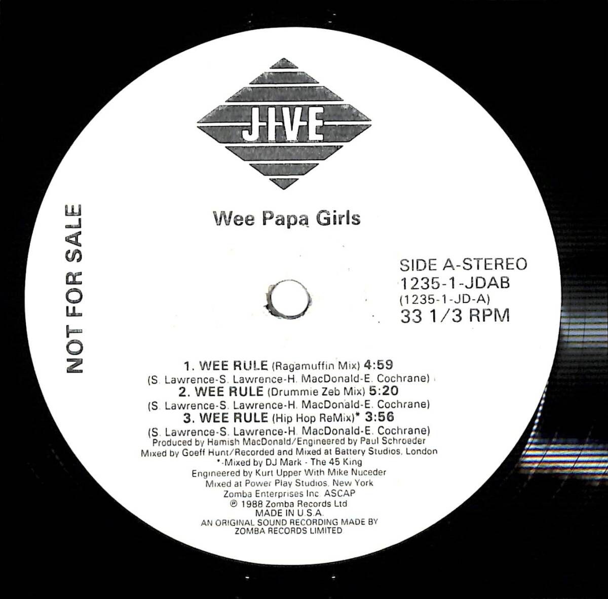 e2048/12/米/プロモ/Wee Papa Girls/Blow The House Down/Wee Rule_画像3