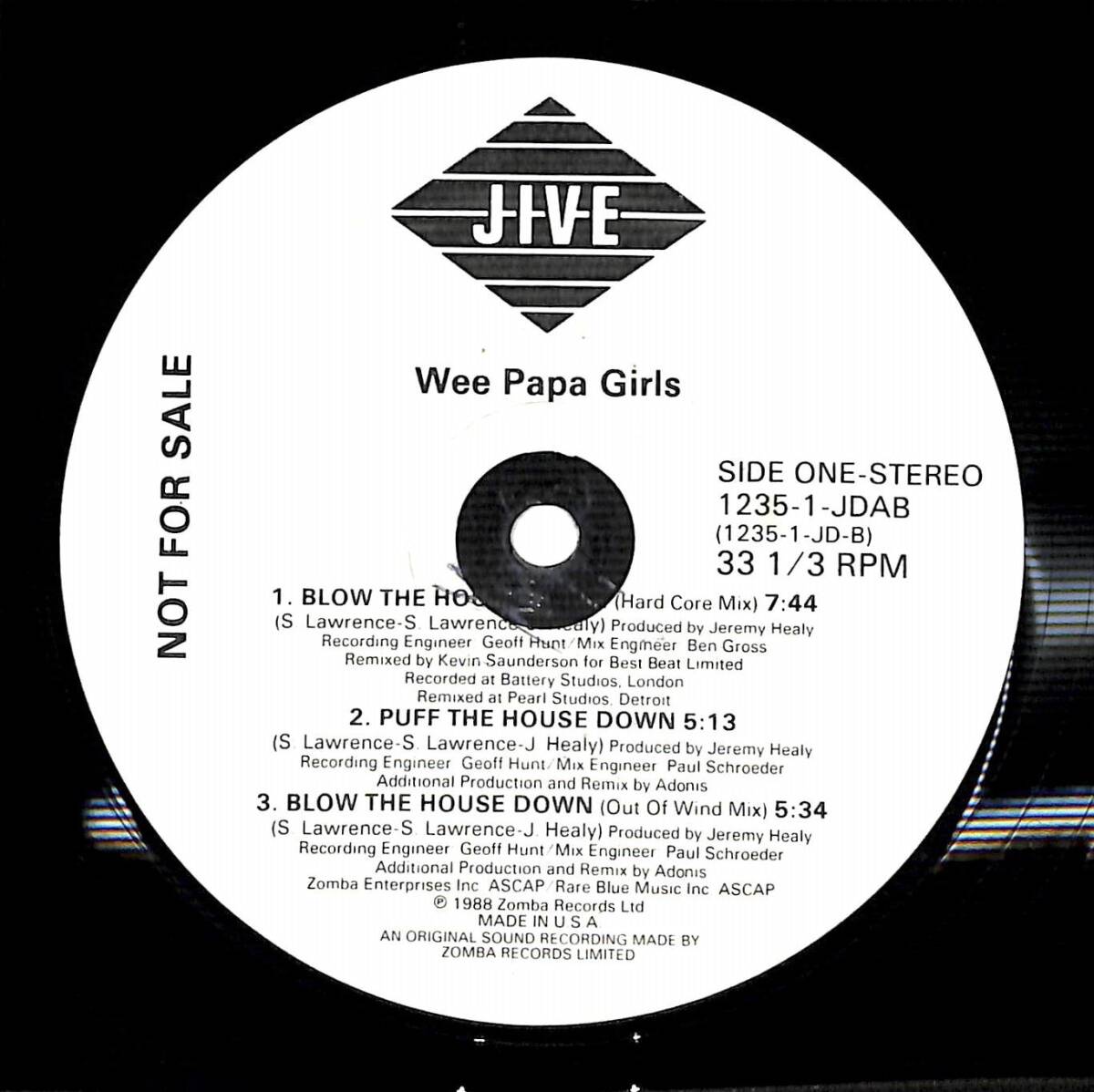 e2048/12/米/プロモ/Wee Papa Girls/Blow The House Down/Wee Rule_画像2