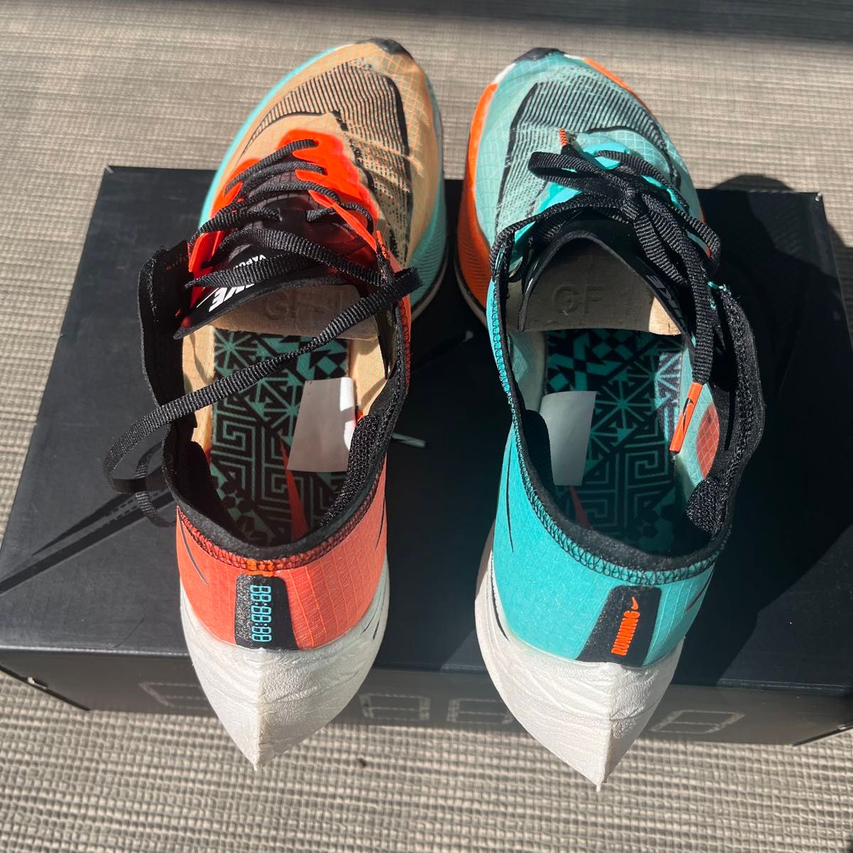 NIKE ZOOMX VAPORFLY NEXT% HKNE EKIDEN 駅伝　26.0cm 中古　ヴェイパーフライ　オーロラ