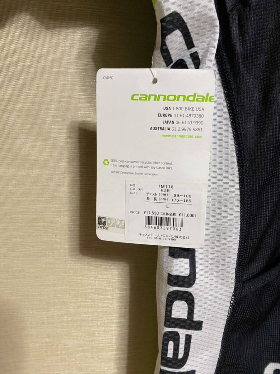 * first come, first served Cannondale jersey top and bottom set unused goods free shipping jersey L size bib shorts XL size 