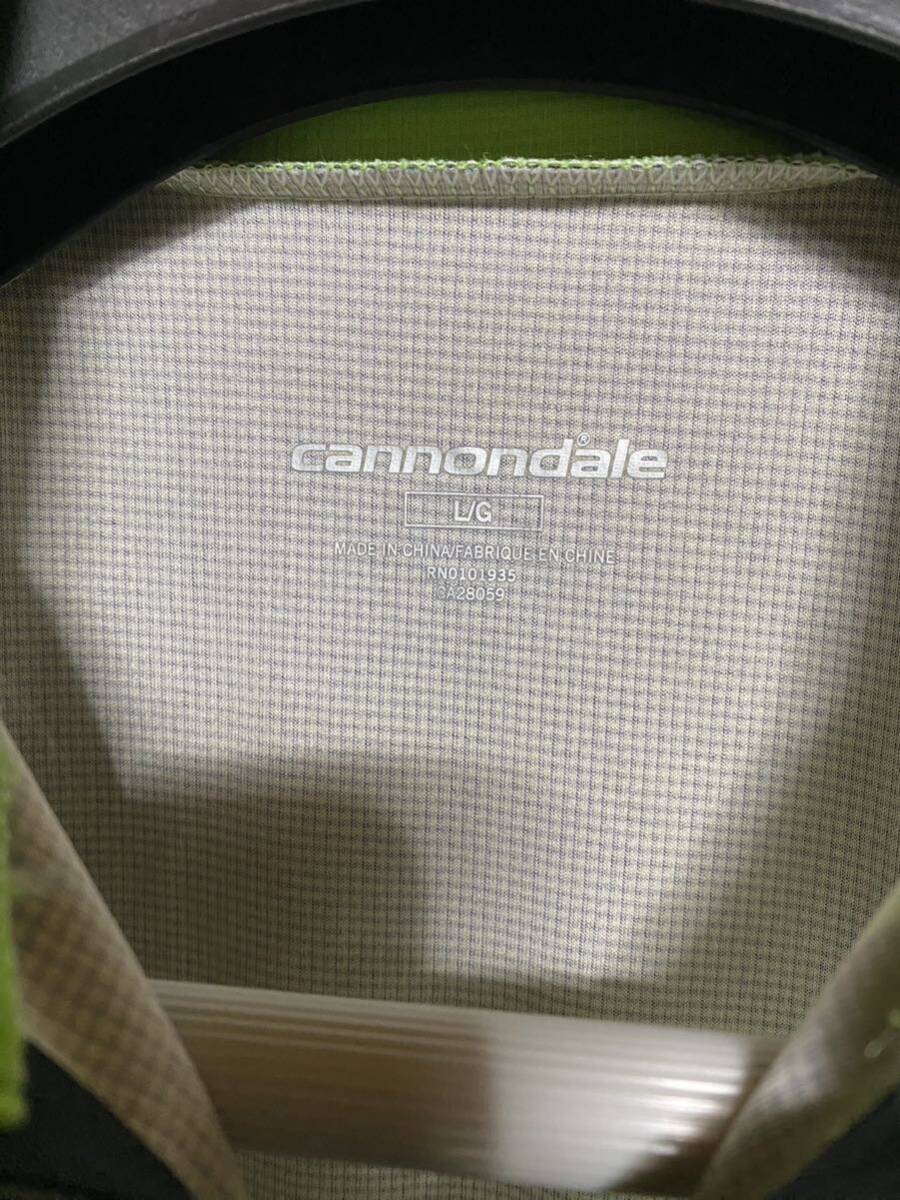 * first come, first served Cannondale jersey top and bottom set unused goods free shipping jersey L size bib shorts XL size 