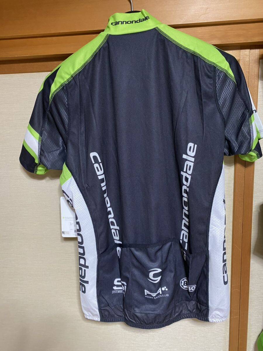 * first come, first served Cannondale jersey top and bottom set unused goods free shipping jersey L size bib shorts XL size 