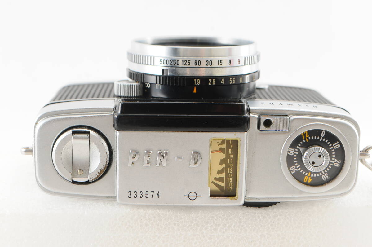 Olympus PEN D Silver 35mm Half Frame Film Camera オリンパス ボディ #83BC_画像10