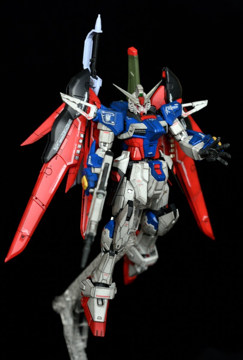 ガンプラ完成品RG1/144デスティニーガンダムspecII パステルシャドウ仕上げ_画像4