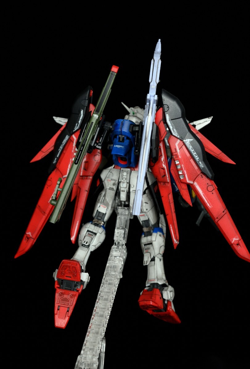 ガンプラ完成品RG1/144デスティニーガンダムspecII パステルシャドウ仕上げ_画像10