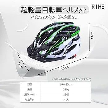 【限定1】自転車 ヘルメット 大人 サイクリング 通勤 通学 安全 軽量 通気