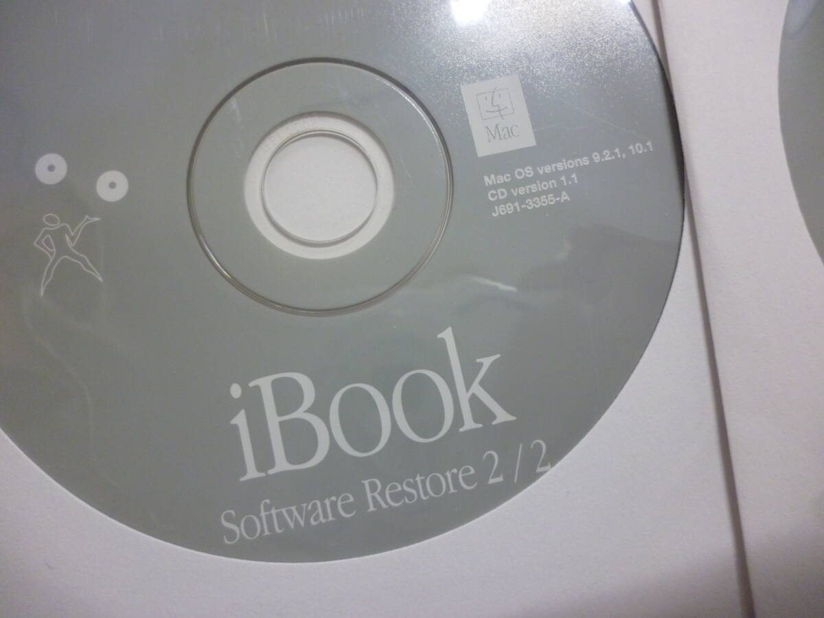 * used *Apple iBook G3 ( perhaps Dual USB 500MHz attached was )li store disk Mac OS X 10.1/Mac OS 9.2.1/Restore disc recovery -