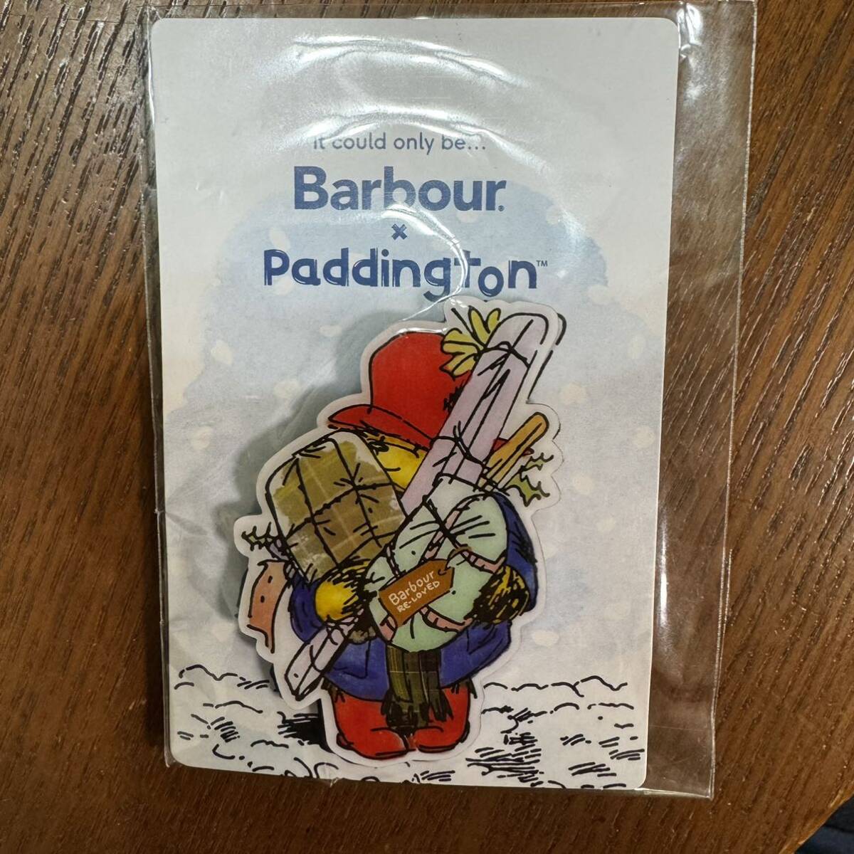 【Barbour×Paddington】バブアー×パディントン ピンバッジ_画像3