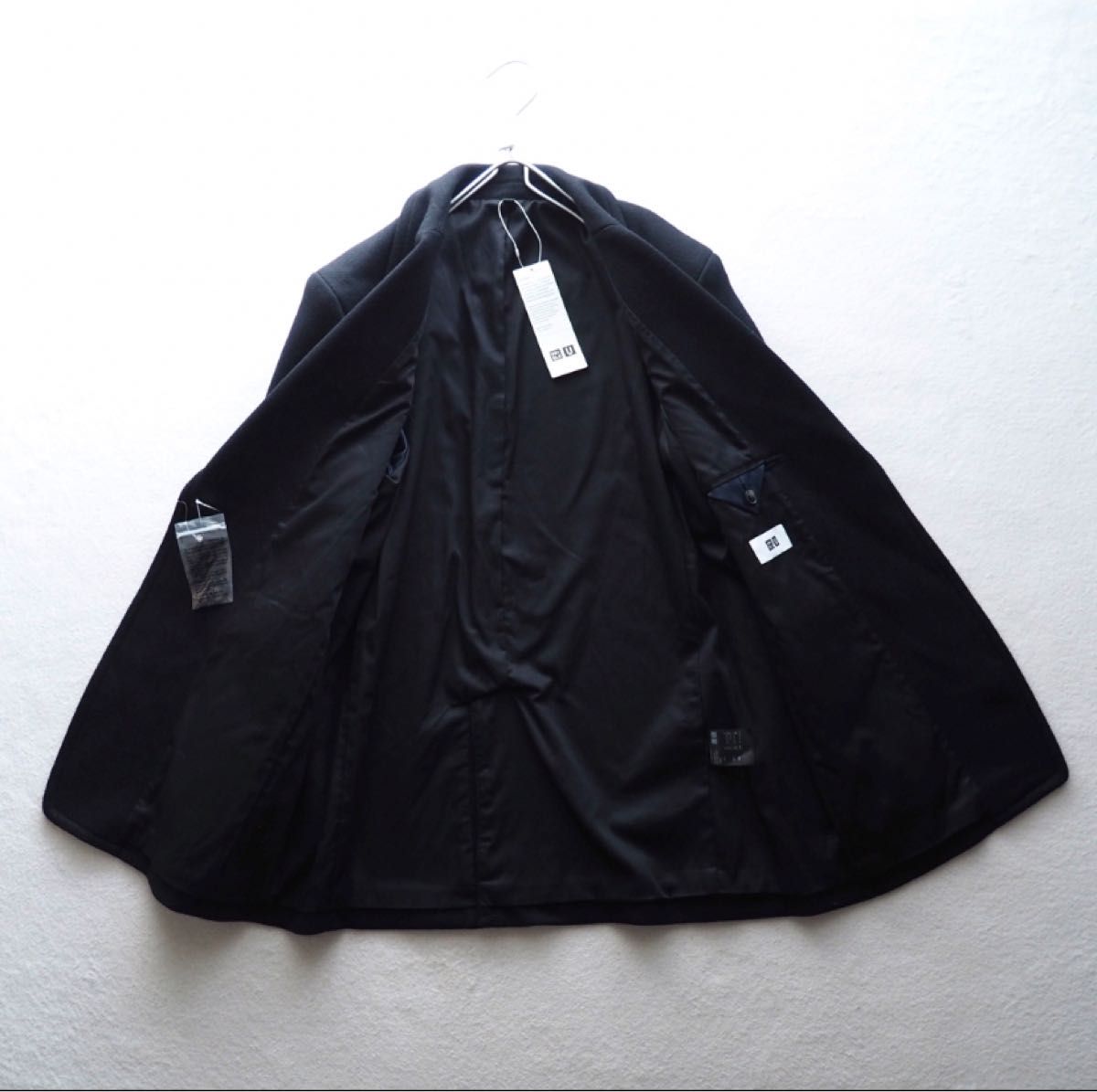 【新品タグ付き】ユニクロU ウールブレンド ジャージージャケット ブラック 黒