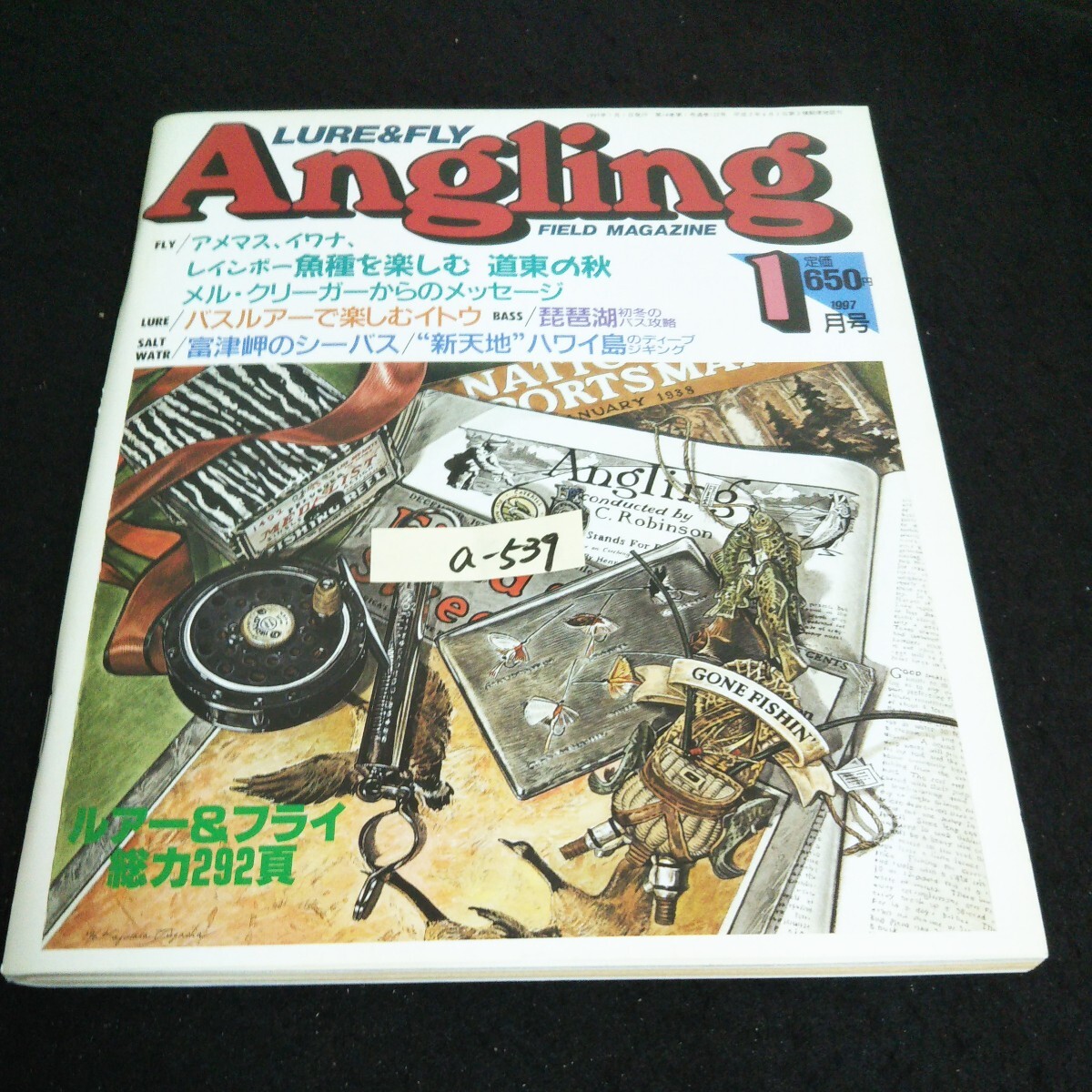 a-539 アングリング 1月号 もっと楽しくルアー&フライ 株式会社廣済堂出版 1997年発行※14_画像1