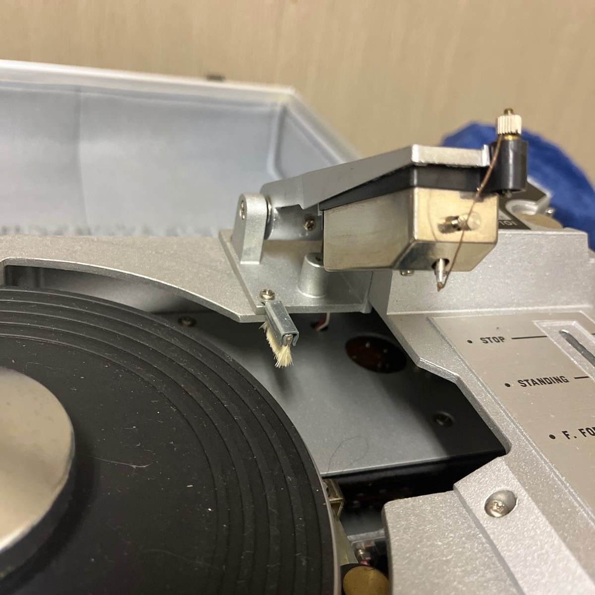 ATOM RECORDER A-101 レコード カッティングマシン アナログレコード オーギ電子 レコード 録音機 昭和レトロ 中古品_画像3