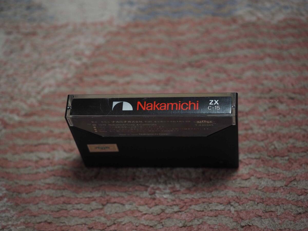 ★☆ Nakamichi ナカミチ 非売品 デモ・カセットテープ ZX C-15 S002 です!!☆★_画像2