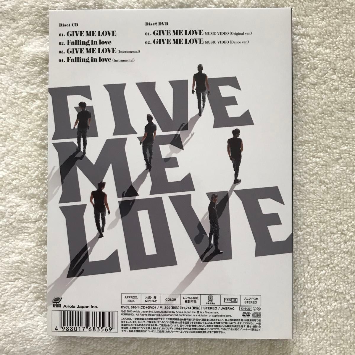 2PM CD+DVD/GIVE ME LOVE 初回生産限定A 13/5/29発売 オリコン加盟店