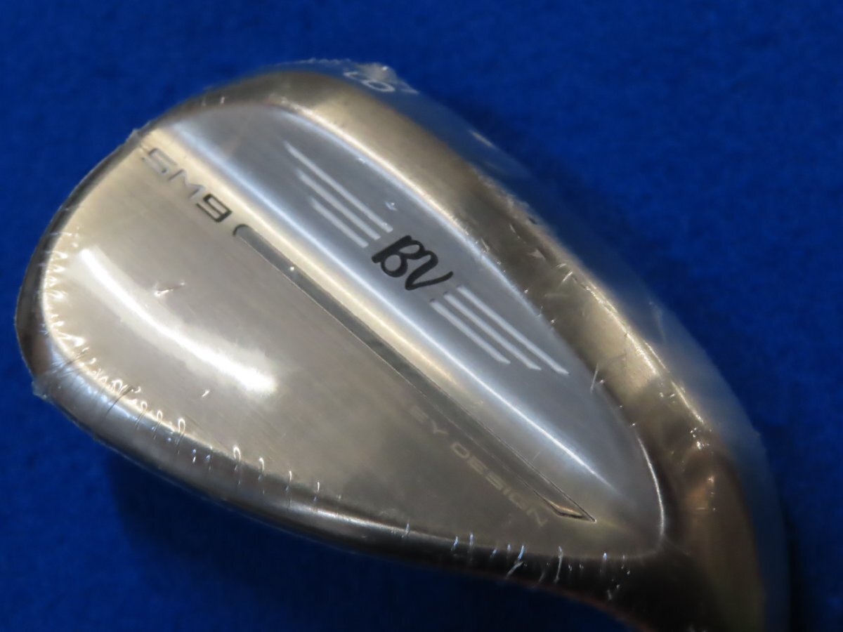 【新品・訳あり】タイトリスト 2022 VOKEY DESIGN（ボーケイデザイン）SM-9 WEDGE ブラッシュドスチール（58°-10°S）【W】BV-105スチールの画像1