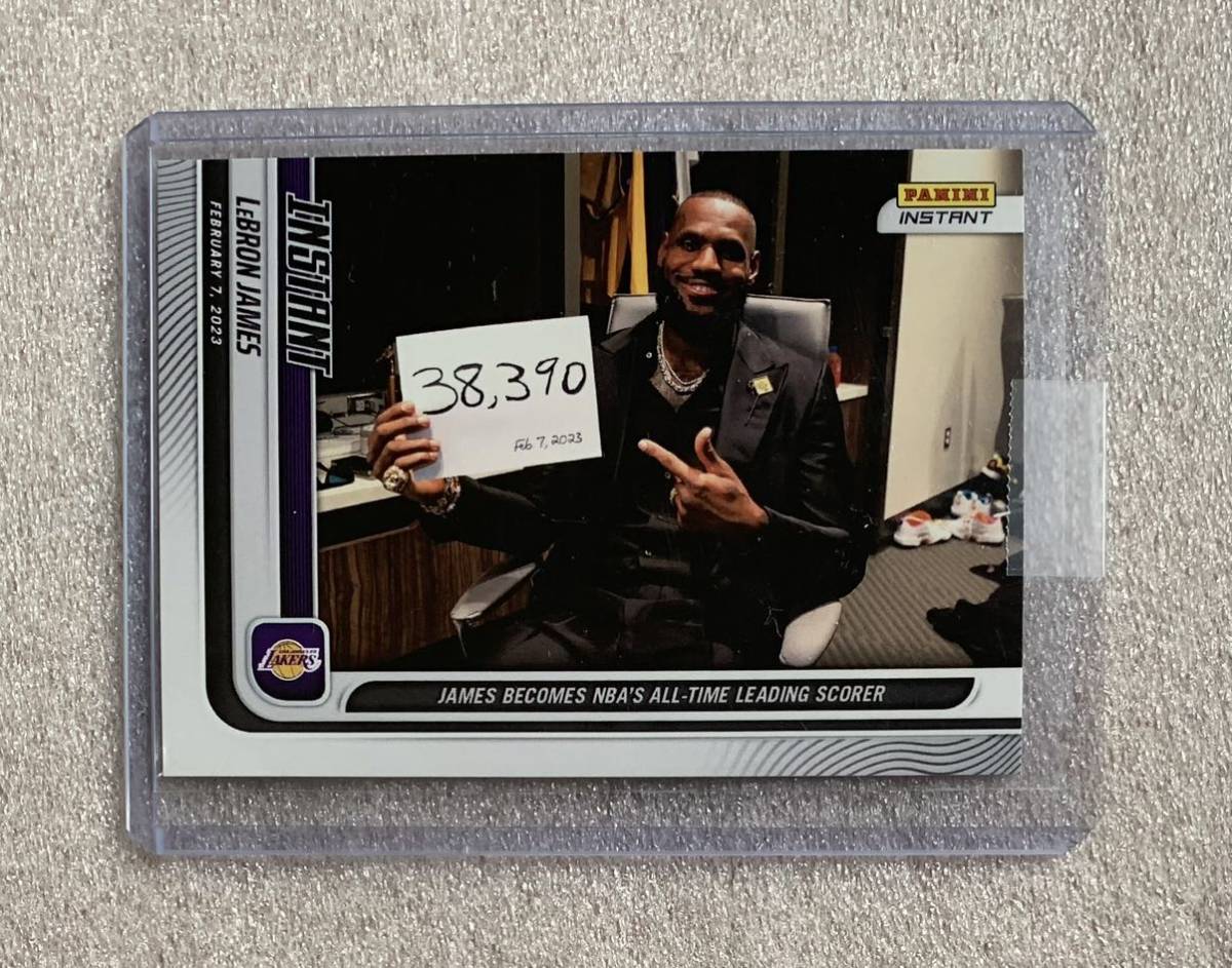 超レア Lebron James Panini Instant Limited La Lakers 限定 レブロン・ジェームズ レジェンド レア NBA カード_画像1