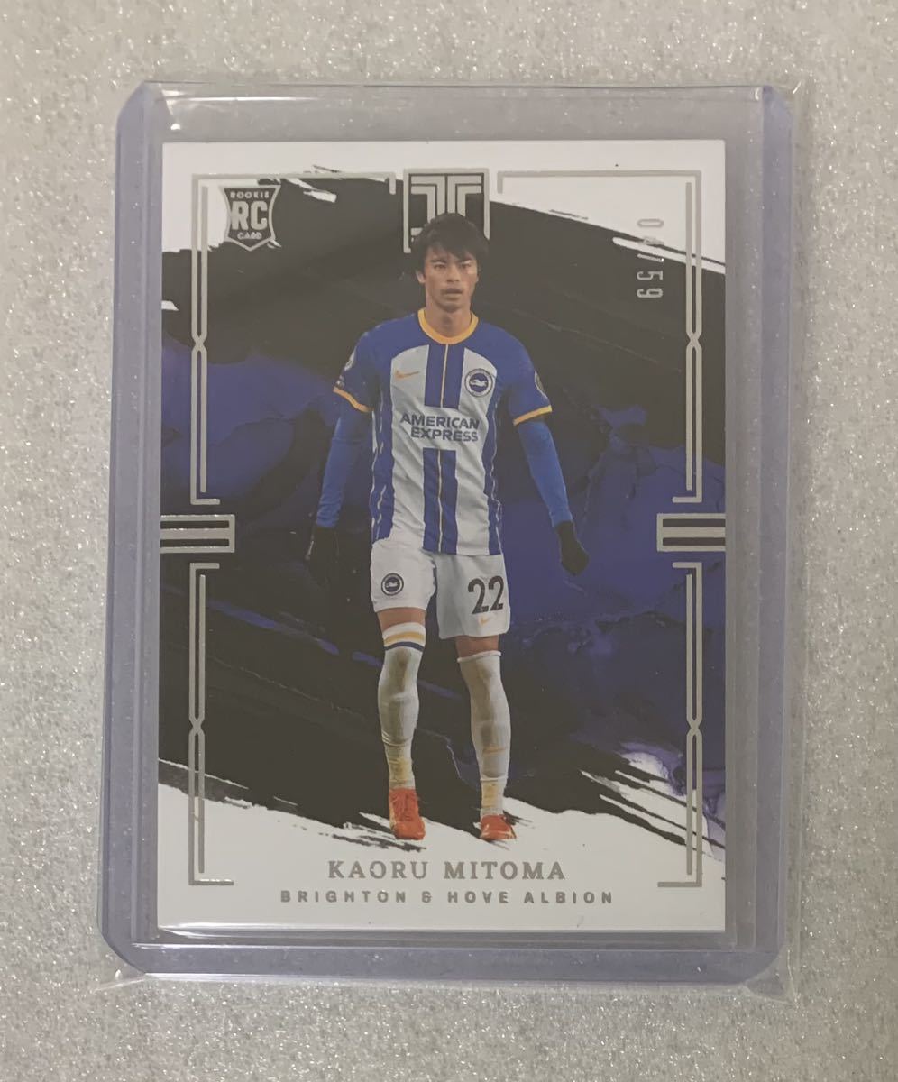 超レア /59 2022 Panini impeccable premier league soccer kaoru mitoma rookie 三笘薫 FC所属 ルーキー ブライトン サッカーカードの画像1