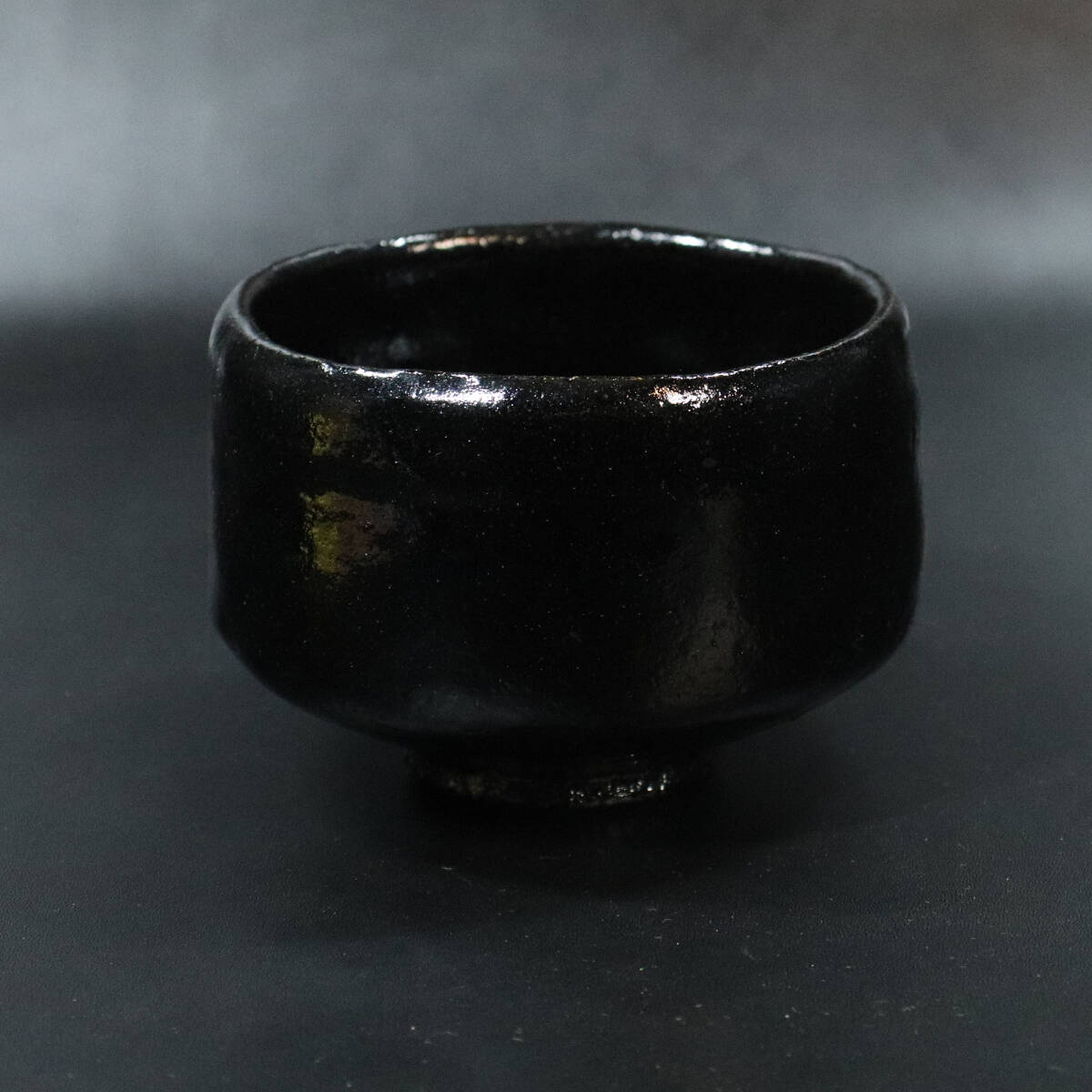 【真作保証】『二代小西平内（太閤窯）』作/黒茶碗　＜240328008＞_画像1