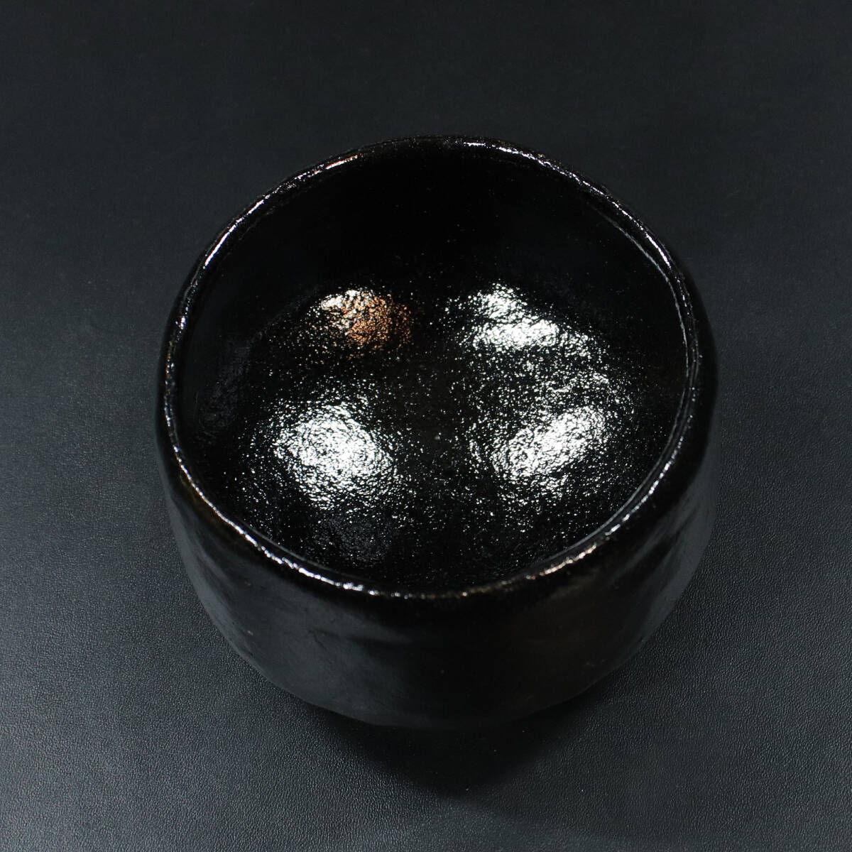【真作保証】『二代小西平内（太閤窯）』作/黒茶碗　＜240328008＞_画像5