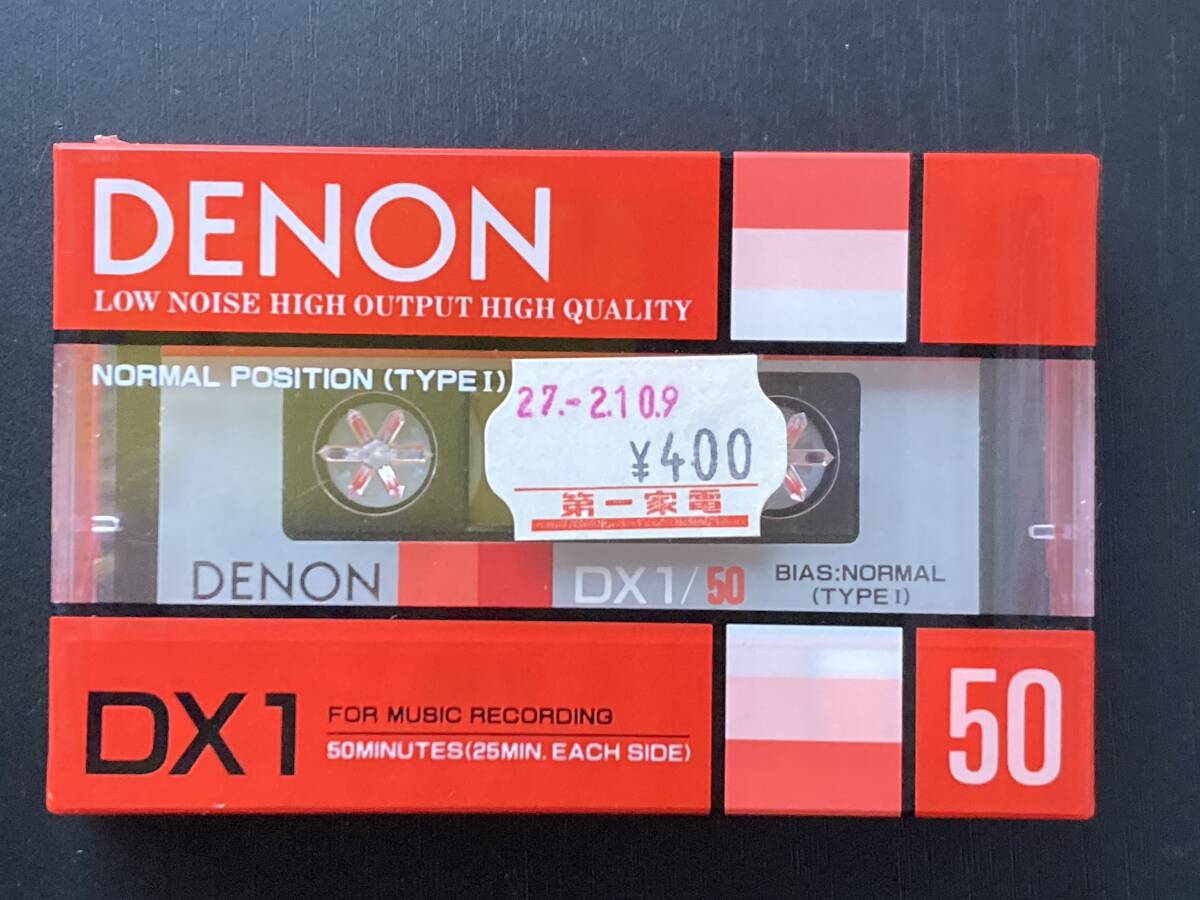 【新品・未使用】DENON DX1 50分　カセットテープ （TYPE1）_画像1