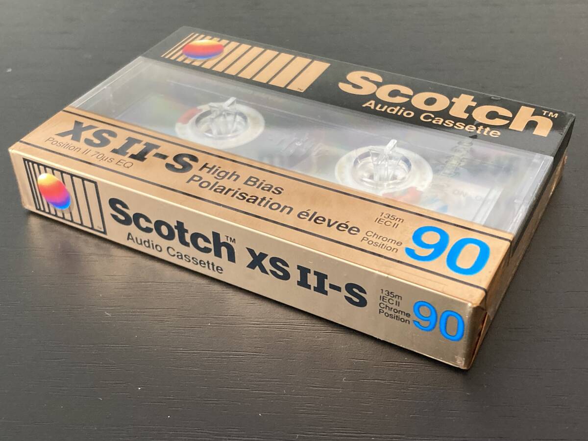 【新品・未使用】Scotch XS-ⅡS　クローム カセットテープ (Position2 70μS)　90分 _画像3