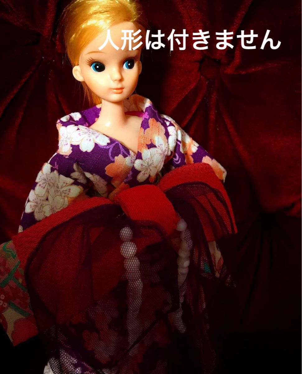 人形の着物　花魁風　ハンドメイド　