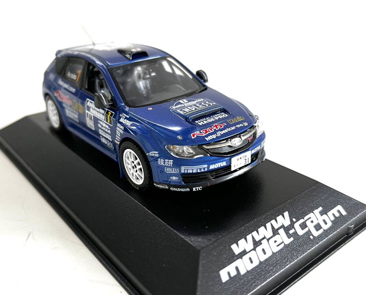 1/43 希少品　スバル　インプレッサ　WRX sti ラリー北海道　特注限定品