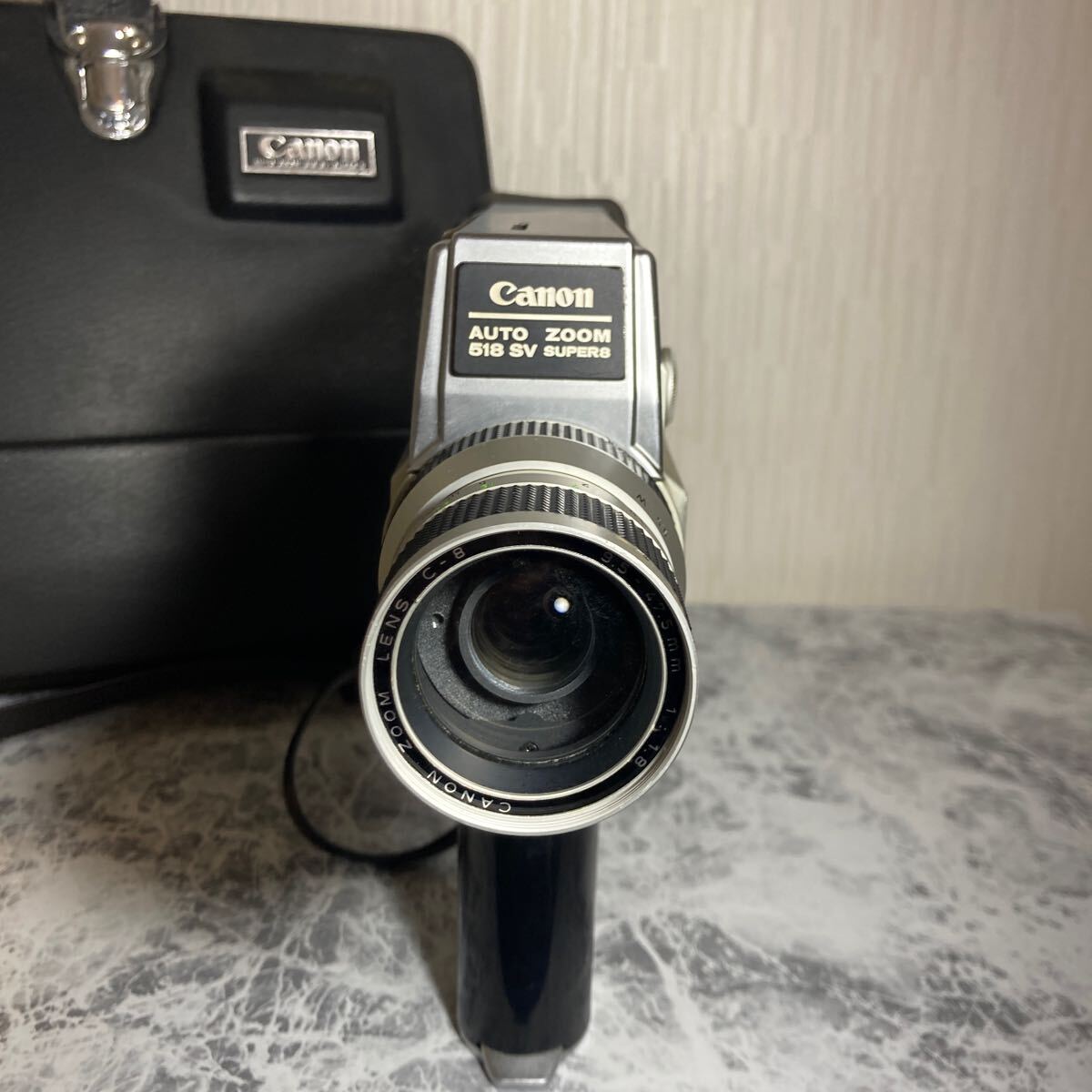 [ junk ]Canon Canon Auto Zoom 518 SV Super 8 8 millimeter .. machine that time thing Showa Retro unopened cartridge attaching Canon takkyubin (home delivery service) 80