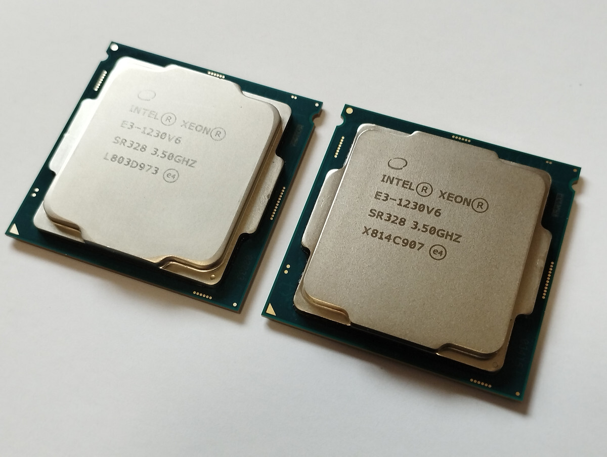 Intel Xeon E3-1230v6 SR328 3.50GHz 動作確認済の画像1