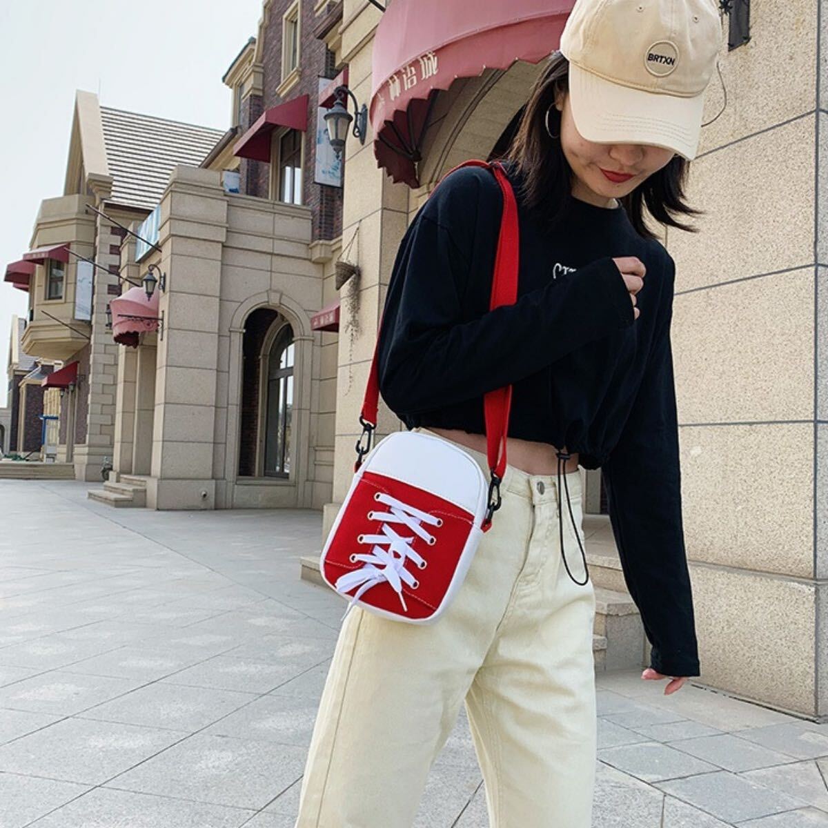  shoulder bag child shoulder .. back lovely shoulder bag small light shoulder pouch lady's bag Kids back red 