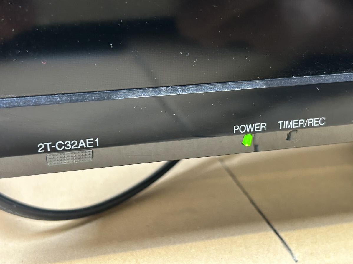 【た-3-38】2019年製 SHARP 液晶カラーテレビ 2T-C32AE1 シャープ 中古品 通電確認済み 動作未確認_画像4
