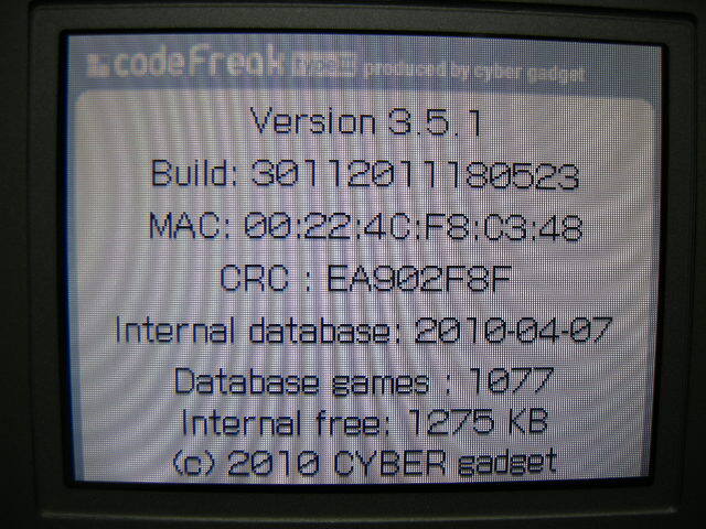CYBER DS用 コードフリーク type3 ＋ マイクロSD 即決_画像3
