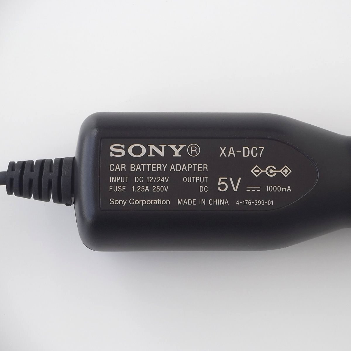 ■SONY XA-DC7 【5V/1000mA】シガーソケットアダプター 電源 車載 「ナブ・ユー」 NAV-U用 XA-DC7 NV-U37 NV-U35 新品未使用 送料350円(3)の画像3