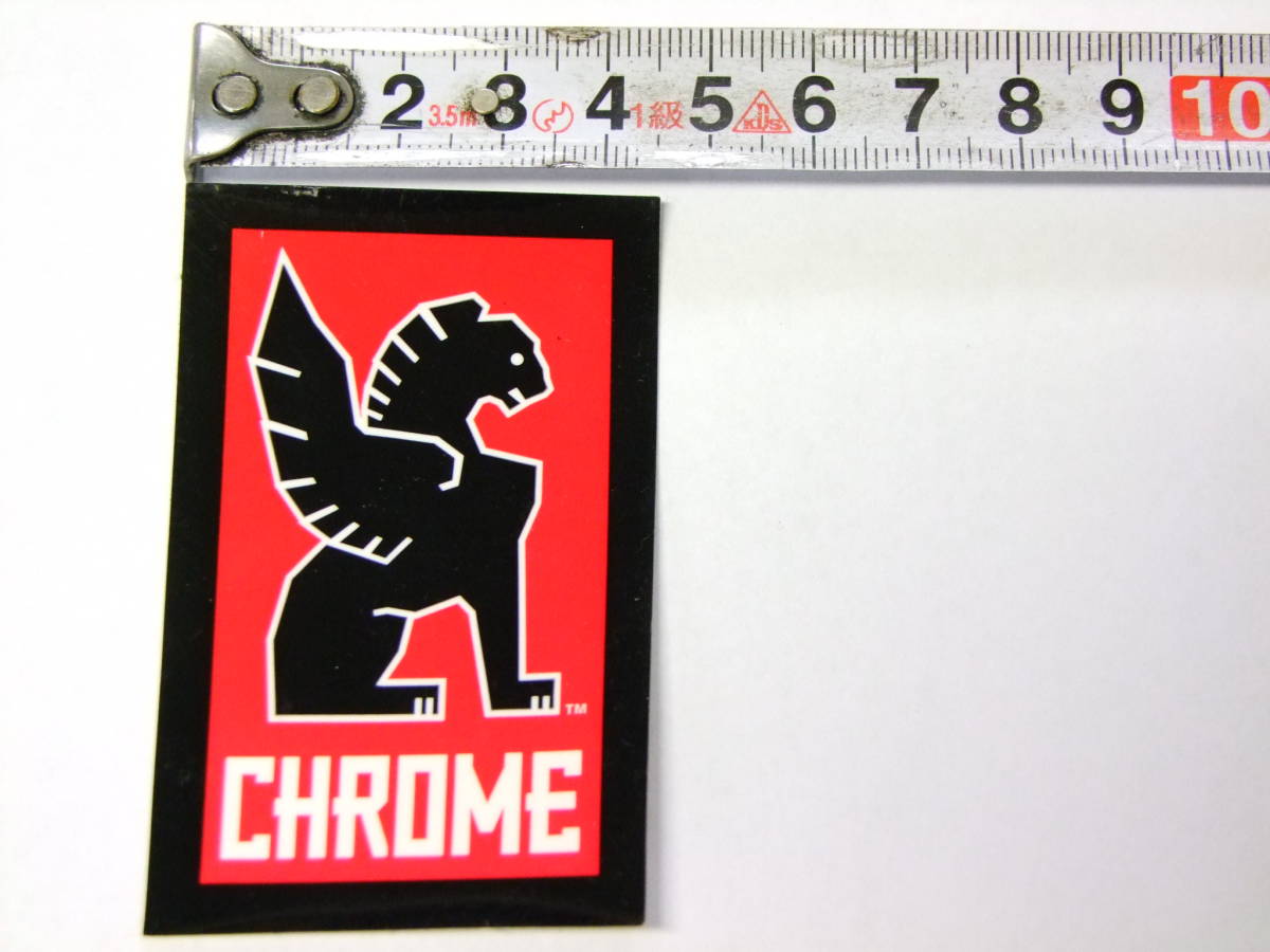 希少 新品 Chrome クローム ステッカー小 メッセンジャーバッグ_画像3