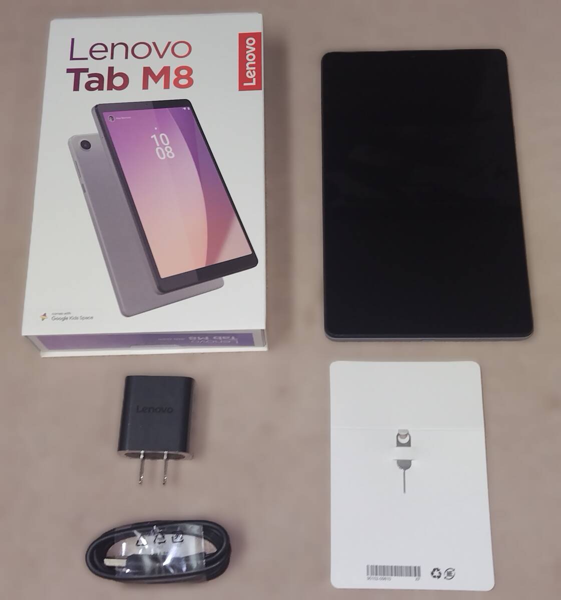タブレット Lenovo Tab M8 （4th Gen） 8インチ メモリー3GB ストレージ32GB アークティックグレー ZABU0172JP Wi-Fiモデル _画像1