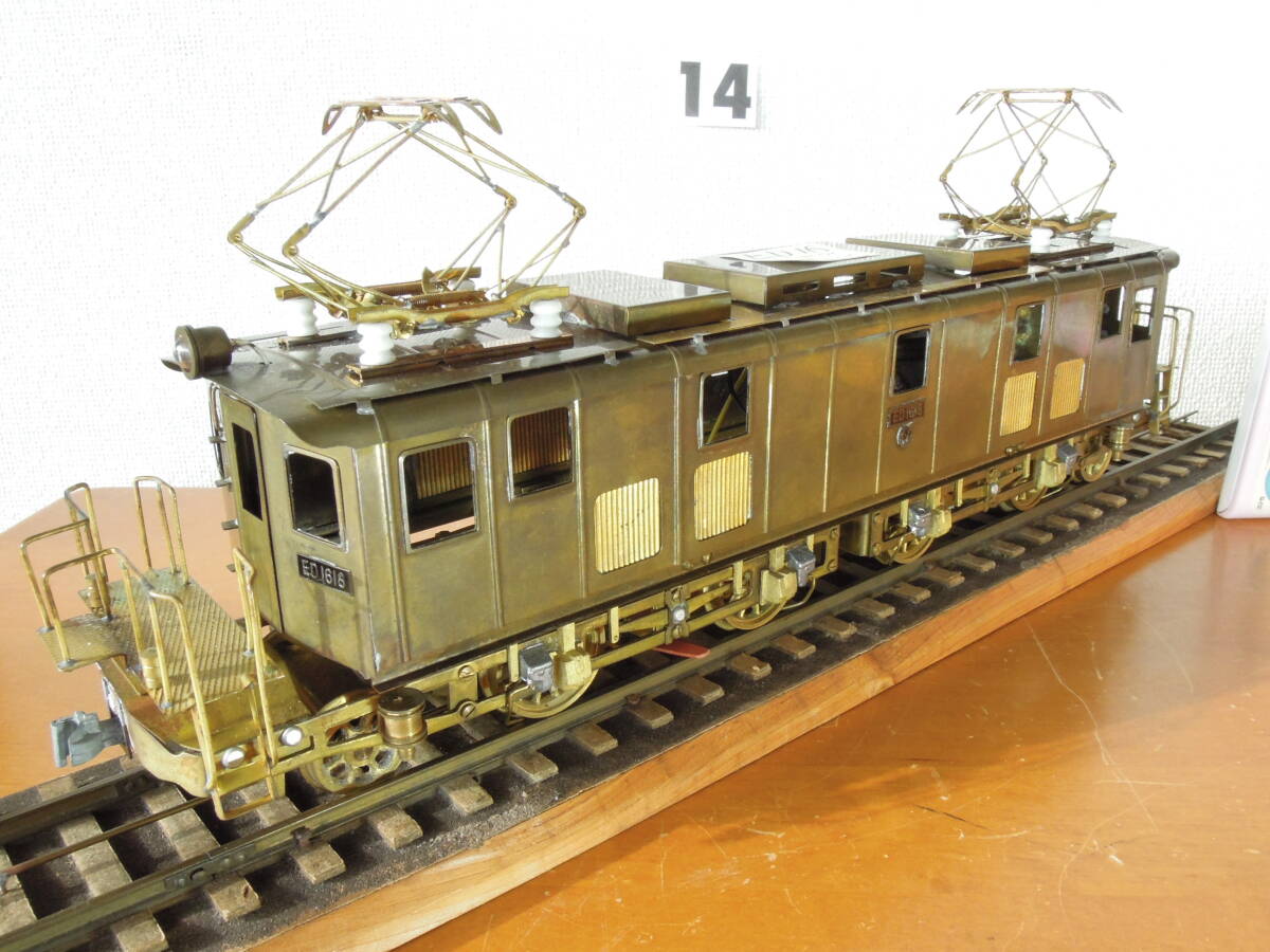 〈O〉KTM／ED-16形 電気機関車(M) 真鍮生地組立完成品 (3線DC.仕様)　No.14_画像2